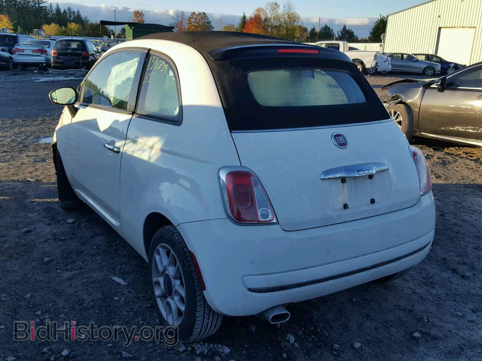 2012 FIAT 500 - VIN: 3C3CFFDR0CT121002 - Фото 3