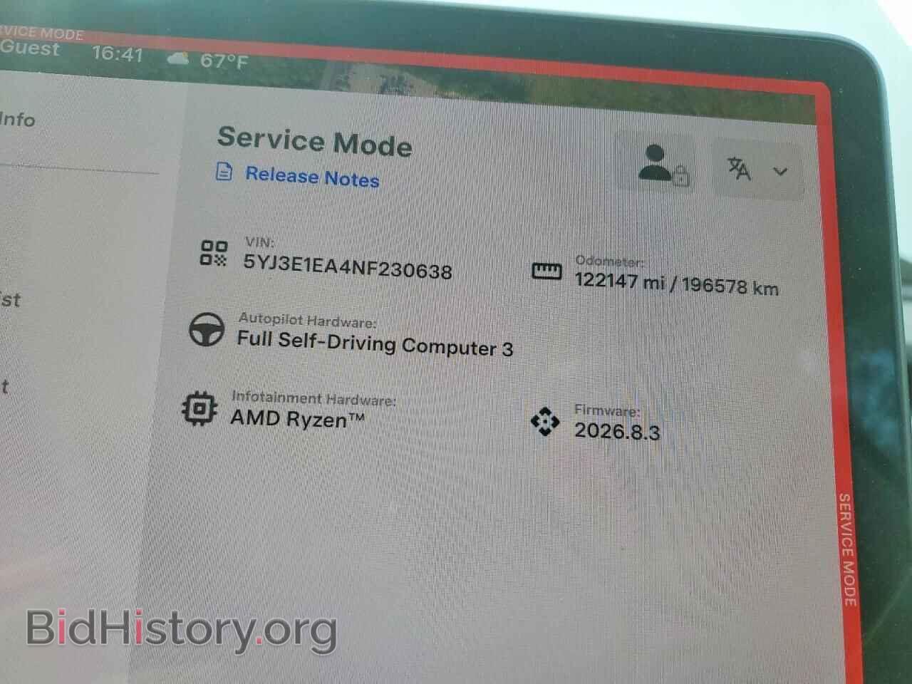 2022 TESLA MODEL 3 - VIN: 5YJ3E1EA4NF230638 - Photo 9