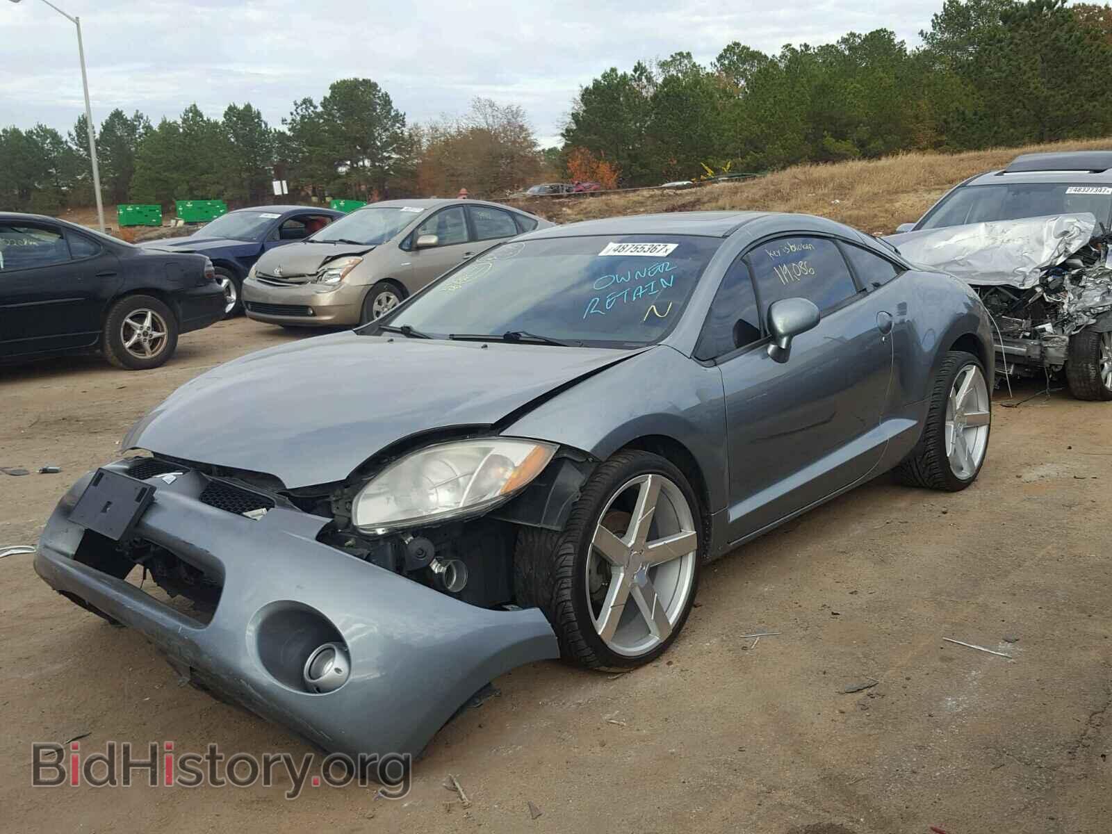 2007 MITSUBISHI ECLIPSE - VIN: 4A3AK34T67E011020 - Photo 2