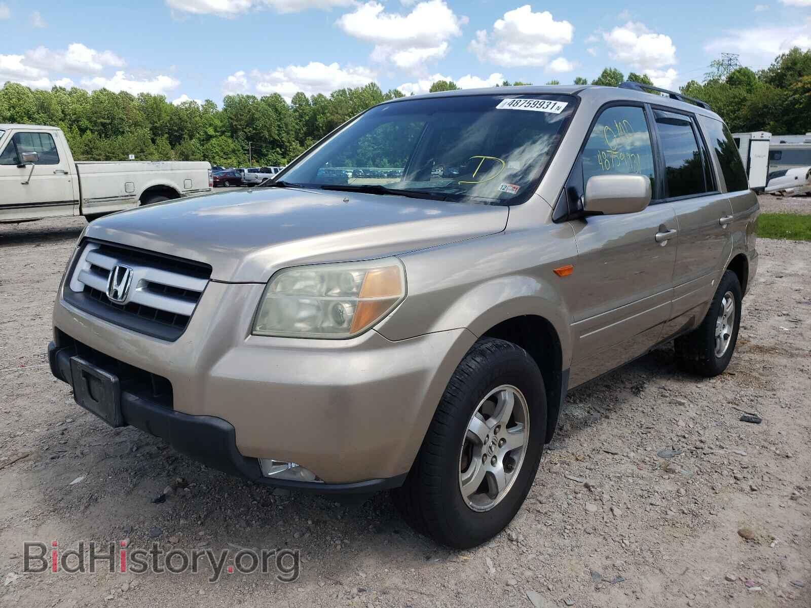 2006 HONDA PILOT - VIN: 2HKYF18486H524975 - Photo 2