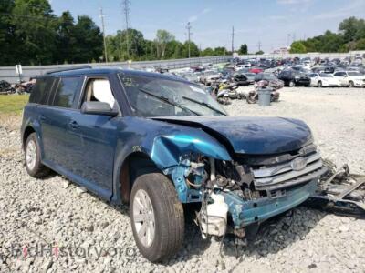 2011 Ford FLEX Flex SE, teal — VIN 2FMGK5BC1BBD07381, Copart