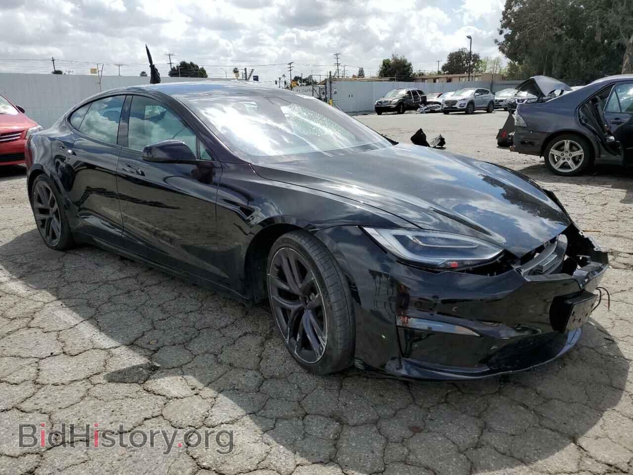 2022 TESLA MODEL S - VIN: 5YJSA1E69NF460808 - Фото 4