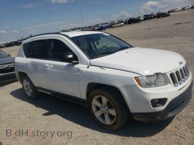 2013 Jeep COMPASS Compass SP, white — VIN 1C4NJDBB9DD245564, Copart