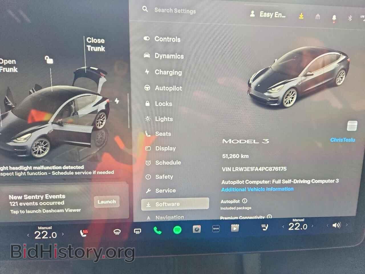 2023 TESLA MODEL 3 - VIN: LRW3E1FA4PC876175 - Photo 9