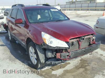 2011 Subaru OUTBACK Outback 2., красный — VIN 4S4BRBKC1B3435463, Copart