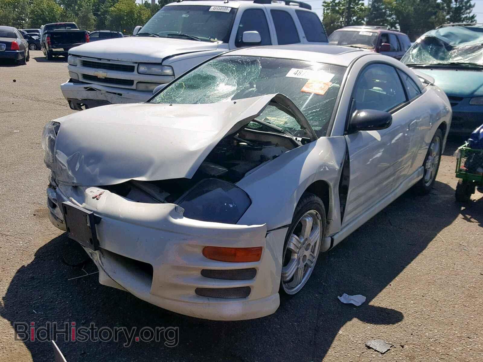 2001 MITSUBISHI ECLIPSE - VIN: 4A3AC54H71E121571 - Фото 2