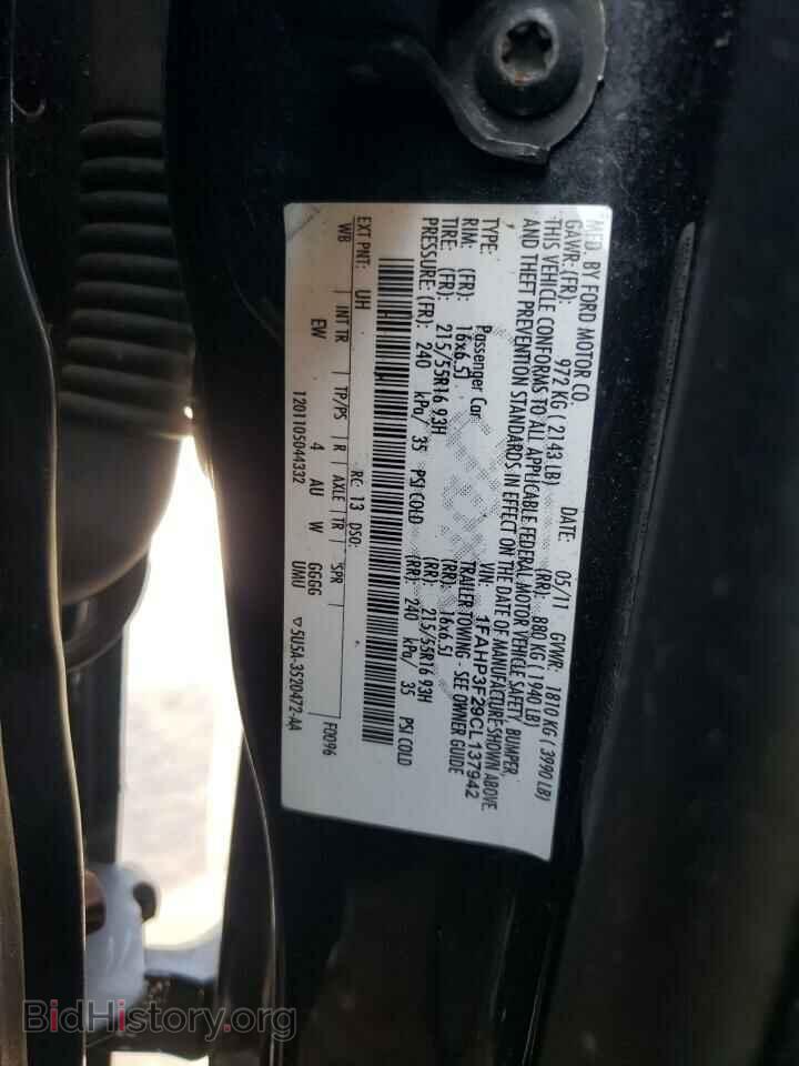 2012 FORD FOCUS - VIN: 1FAHP3F29CL137942 - Фото 12