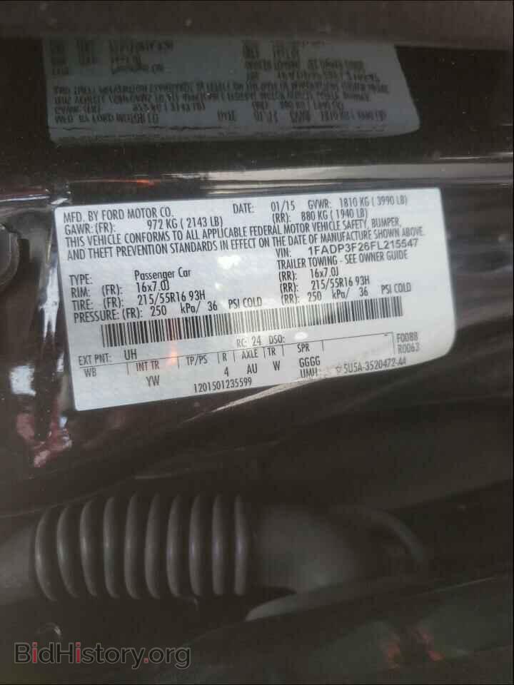 2015 FORD FOCUS - VIN: 1FADP3F26FL215547 - Photo 10