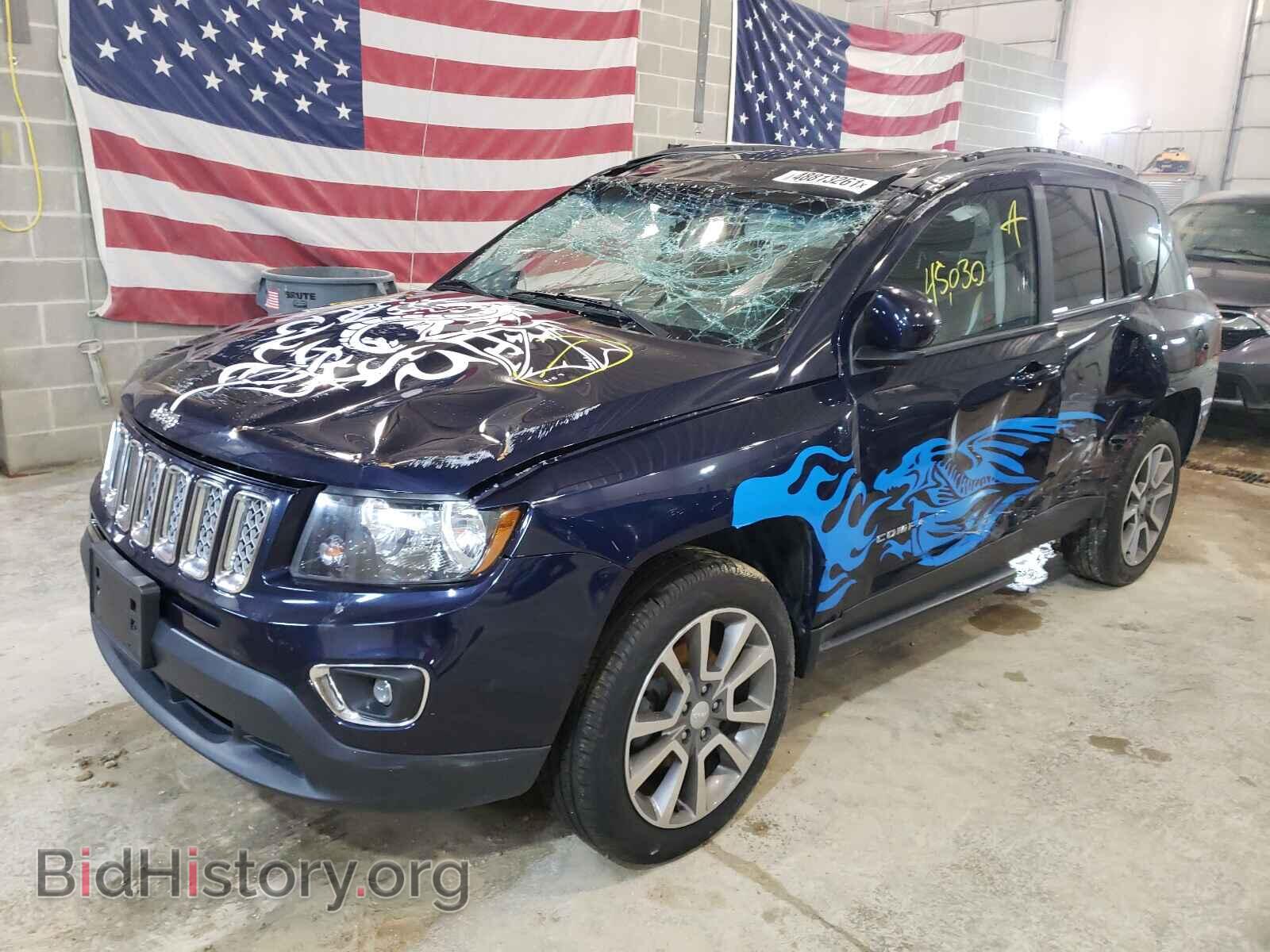 2016 JEEP COMPASS - VIN: 1C4NJDEB1GD647448 - Фото 2