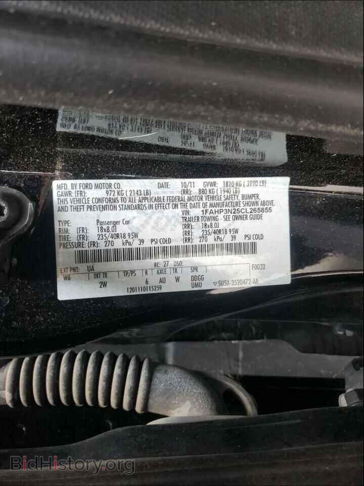 2012 FORD FOCUS - VIN: 1FAHP3N25CL265855 - Фото 10