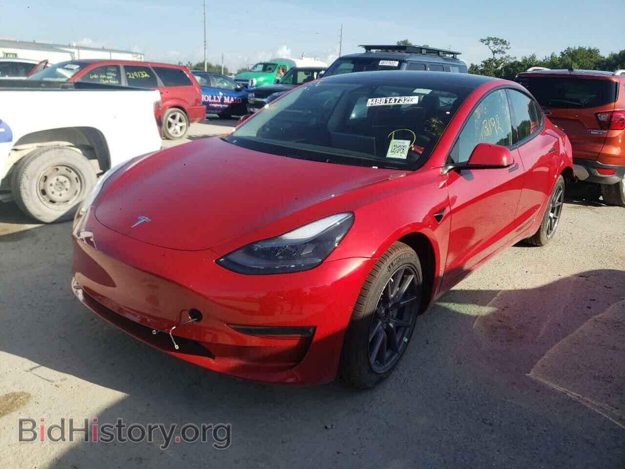 2022 TESLA MODEL 3 - VIN: 5YJ3E1EA4NF186205 - Photo 2