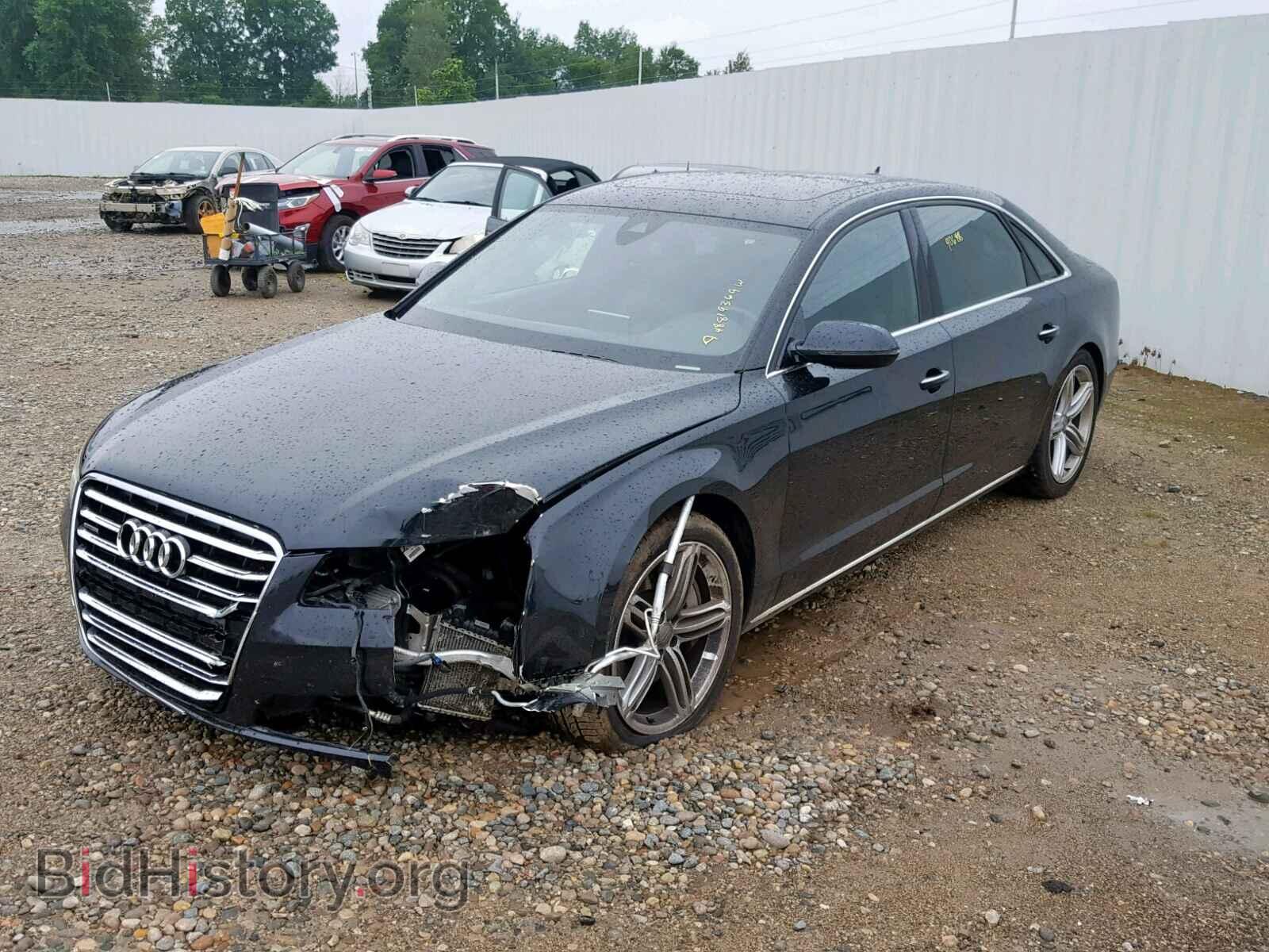 2013 AUDI A8 - VIN: WAUR2AFD0DN029859 - Фото 2