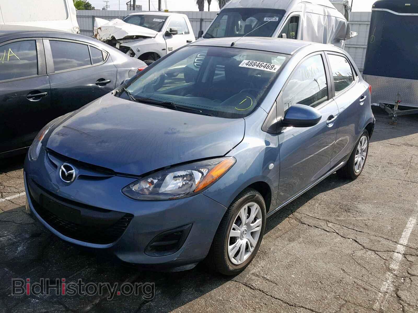 2014 MAZDA 2 - VIN: JM1DE1KZ7E0171663 - Фото 2