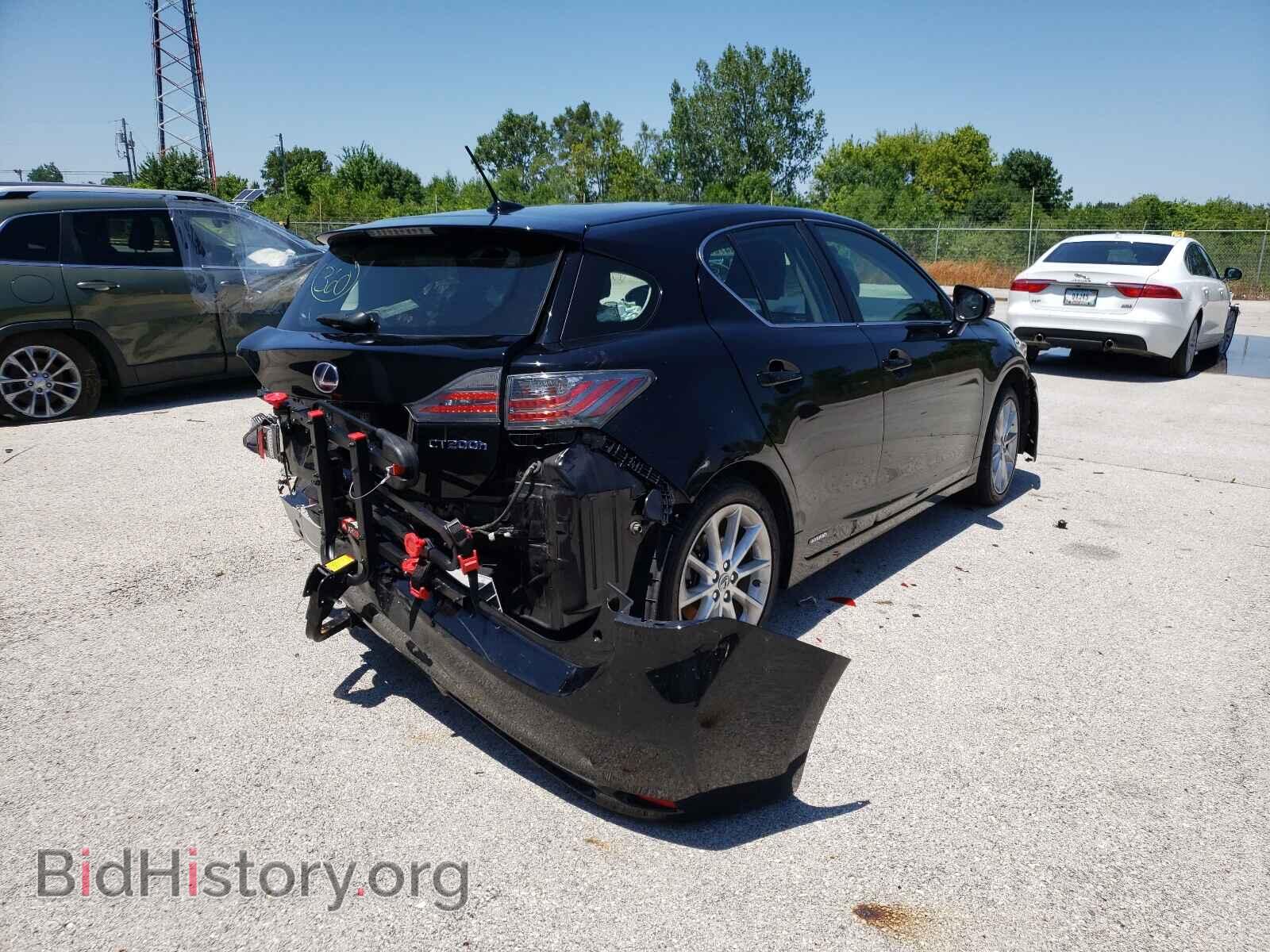 2011 LEXUS CT 200 - VIN: JTHKD5BH7B2012391 - Фото 4