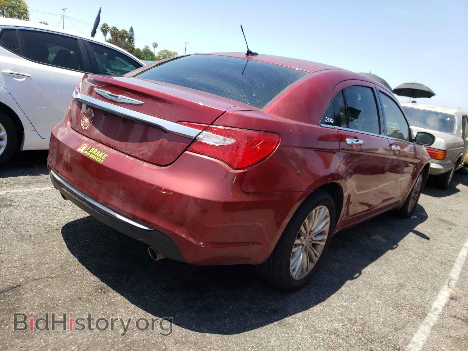 2012 CHRYSLER 200 - VIN: 1C3CCBCG2CN221989 - Фото 4