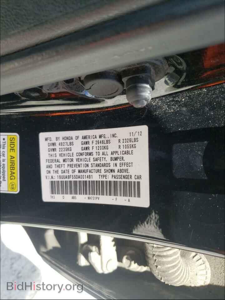 2013 ACURA TL - VIN: 19UUA9F55DA001491 - Фото 10