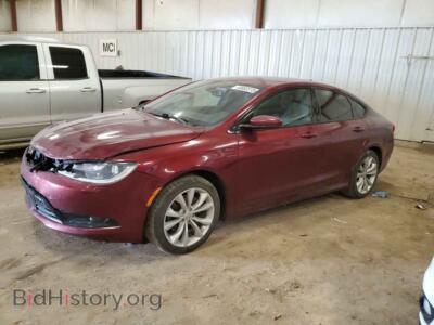 2016 Chrysler 200 S, красный — VIN 1C3CCCBG5GN114867, Copart