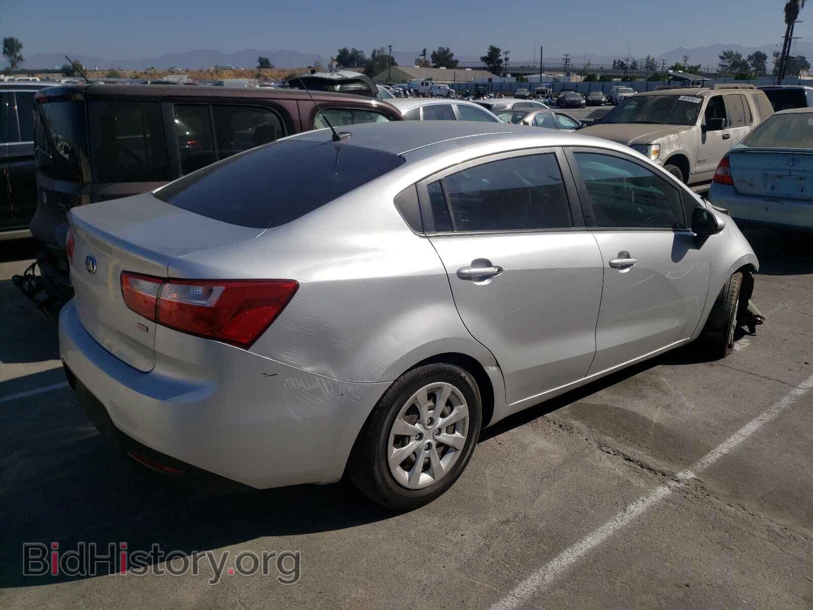 2014 KIA RIO - VIN: KNADM4A34E6363876 - Фото 4