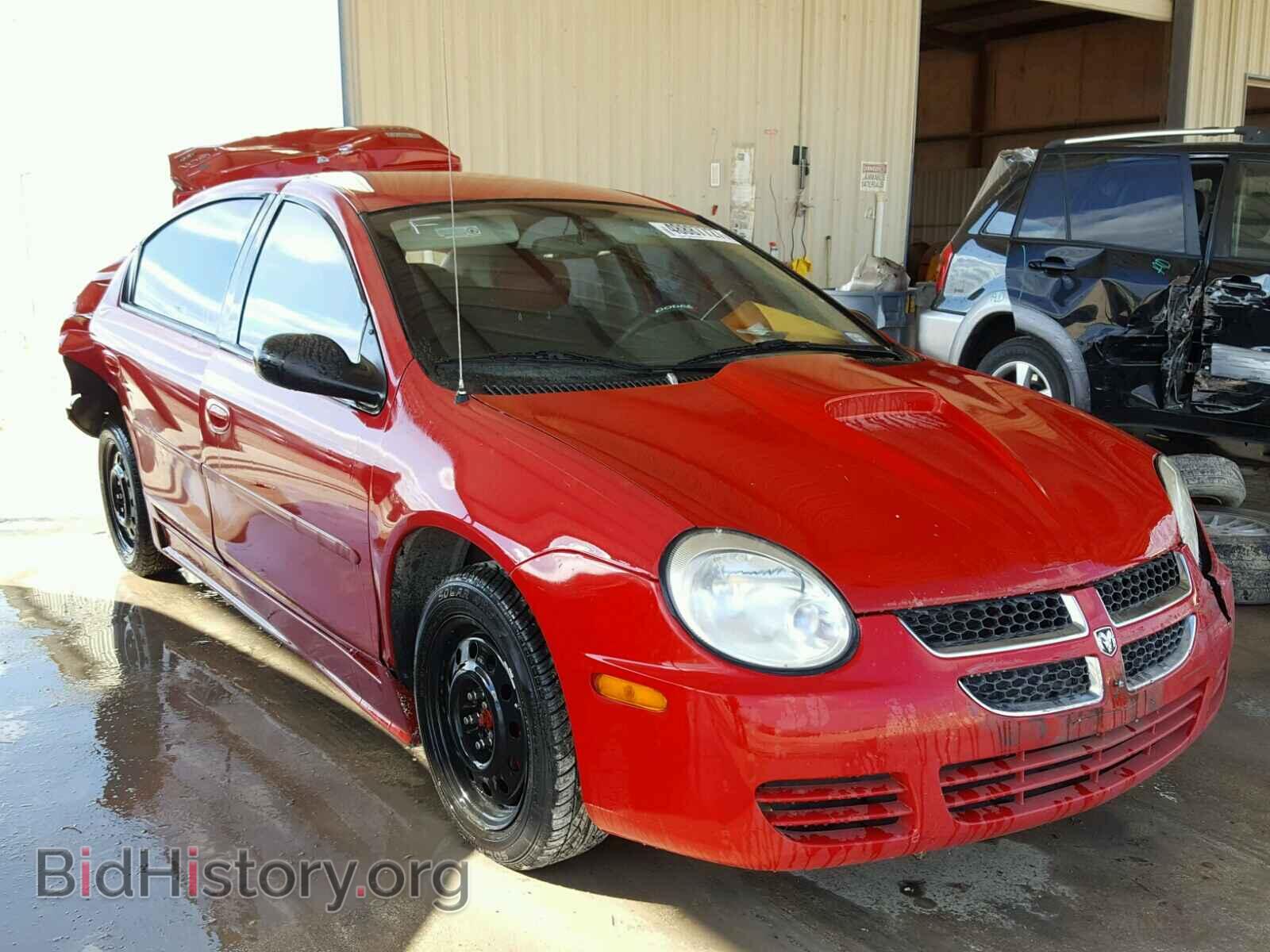 Photo 1B3ES56CX5D117357 - DODGE NEON 2005
