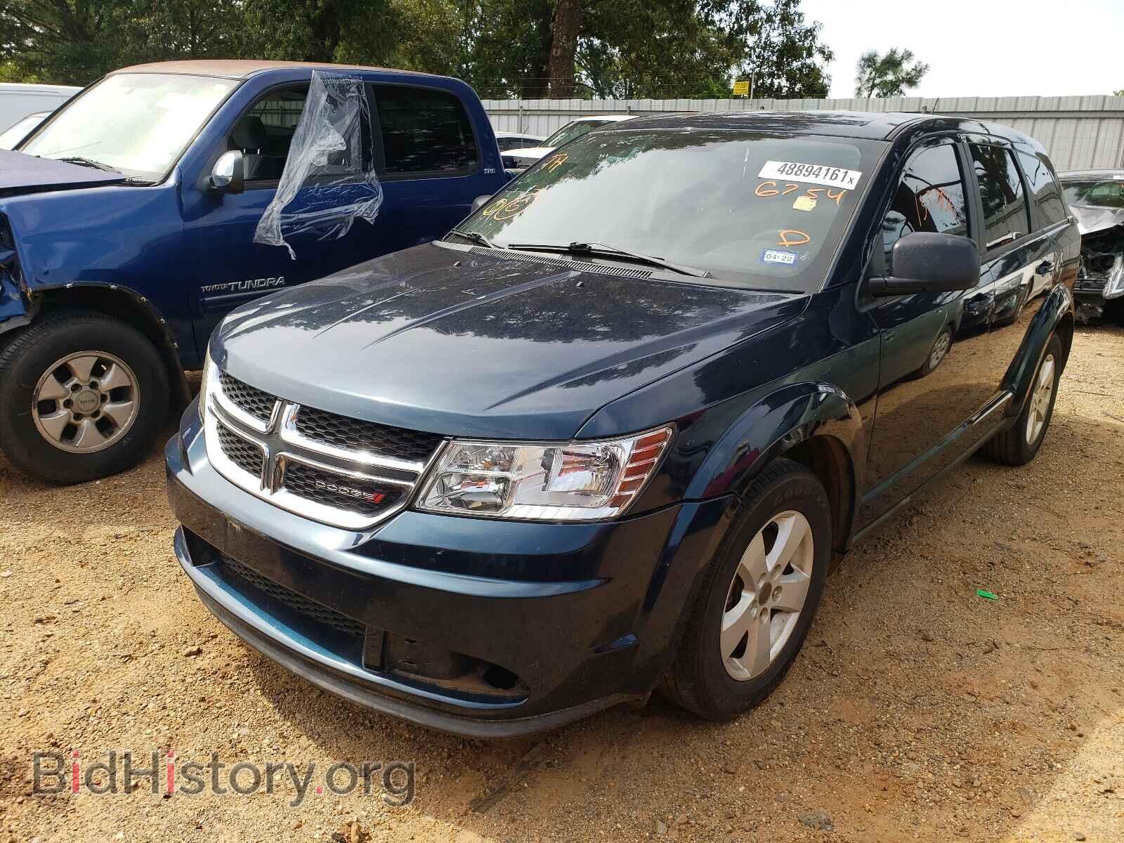 2013 DODGE JOURNEY - VIN: 3C4PDCAB5DT626754 - Фото 2