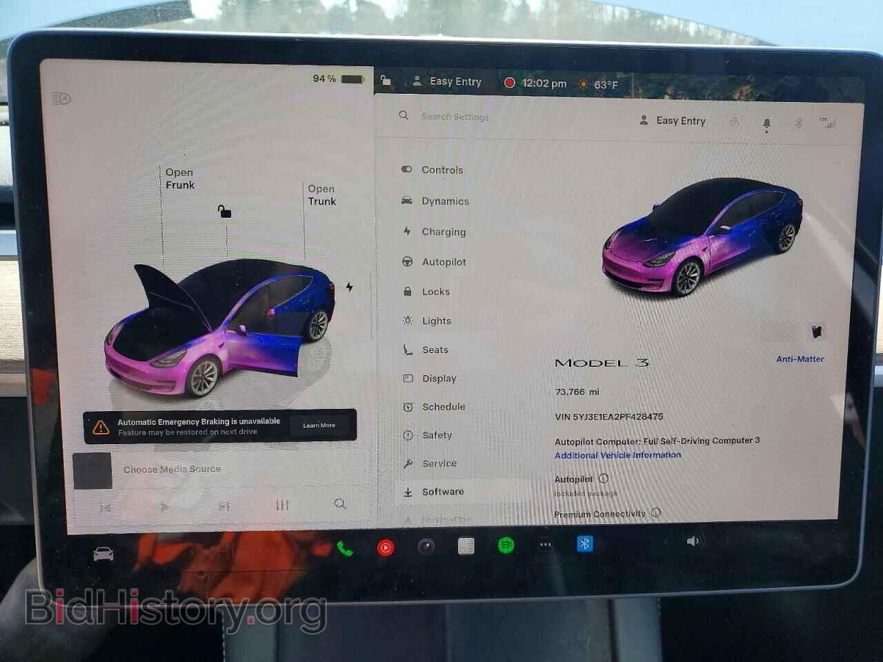 2023 TESLA MODEL 3 - VIN: 5YJ3E1EA2PF428475 - Фото 9
