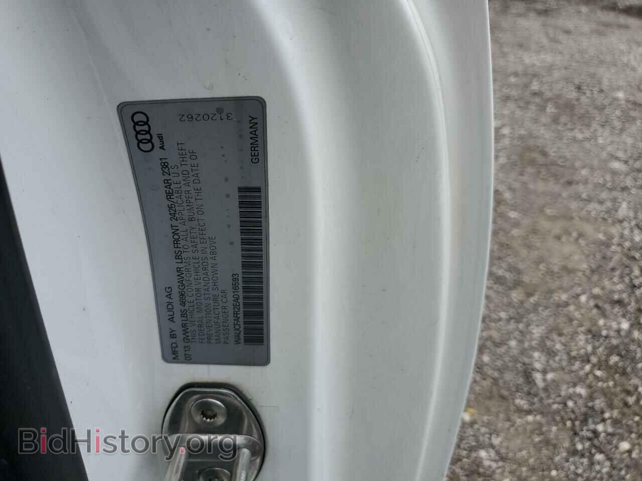 2014 AUDI A5 - VIN: WAUCFAFR2EA016593 - Фото 13