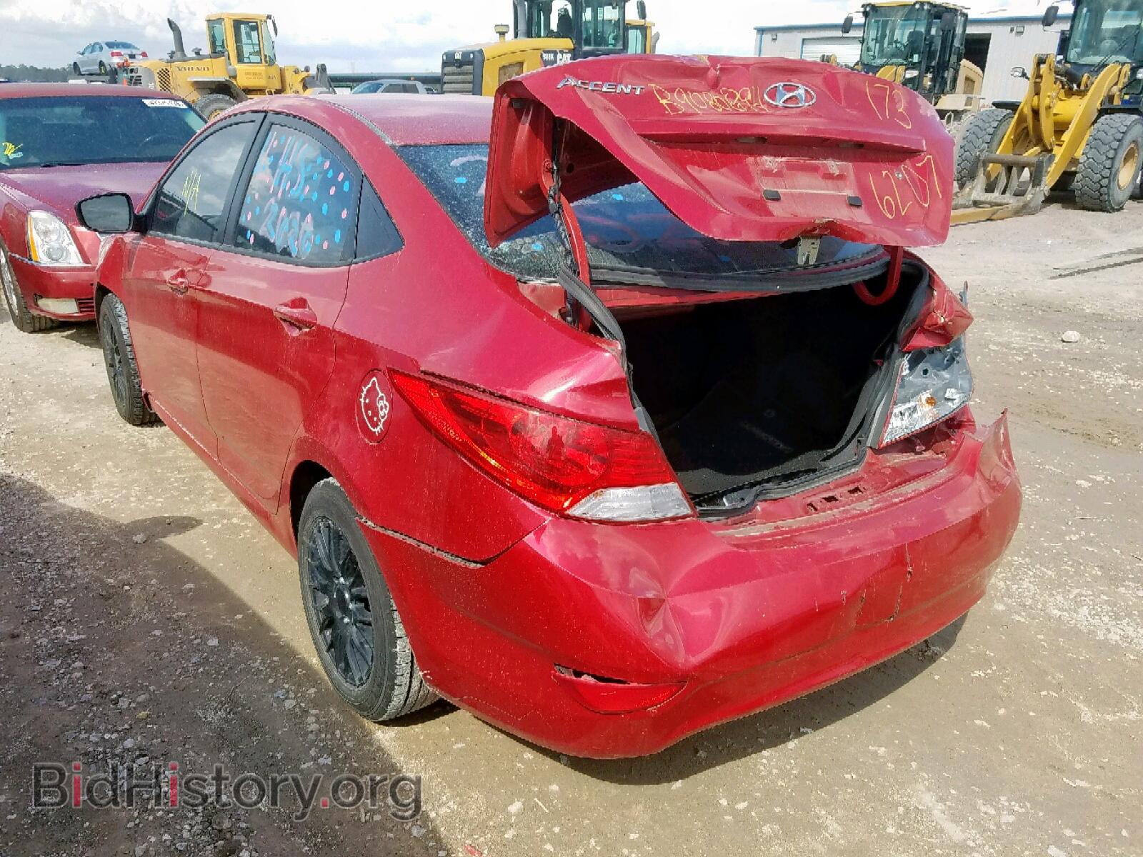 2013 HYUNDAI ACCENT - VIN: KMHCT4AE9DU526207 - Фото 3