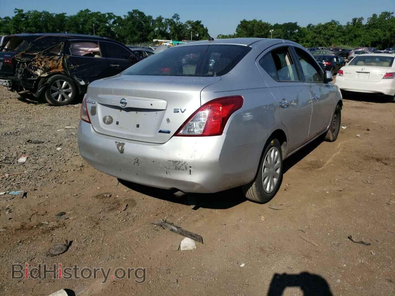 2012 NISSAN VERSA - VIN: 3N1CN7AP5CL803934 - Фото 4
