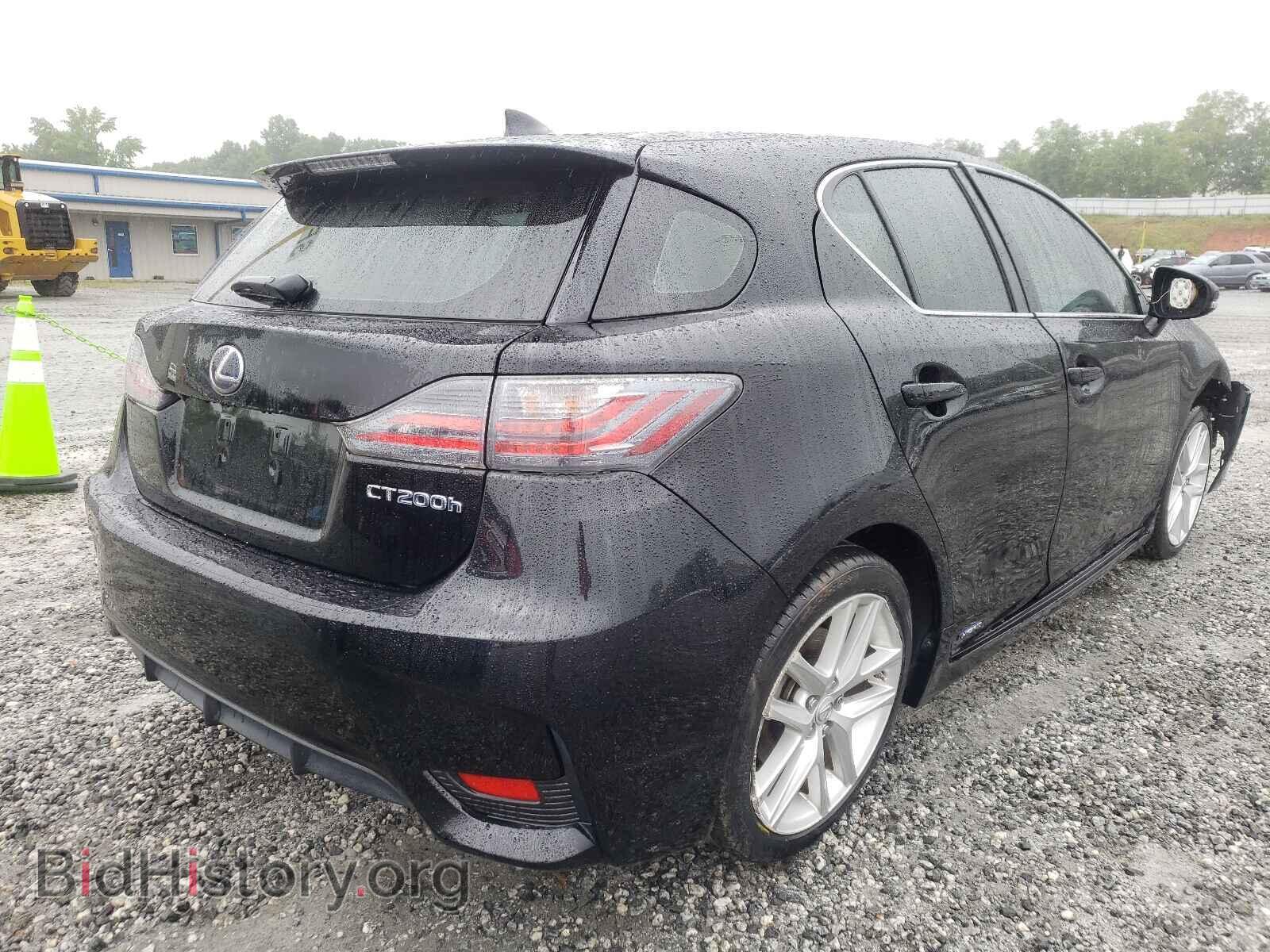 2014 LEXUS CT 200 - VIN: JTHKD5BH4E2204369 - Фото 4