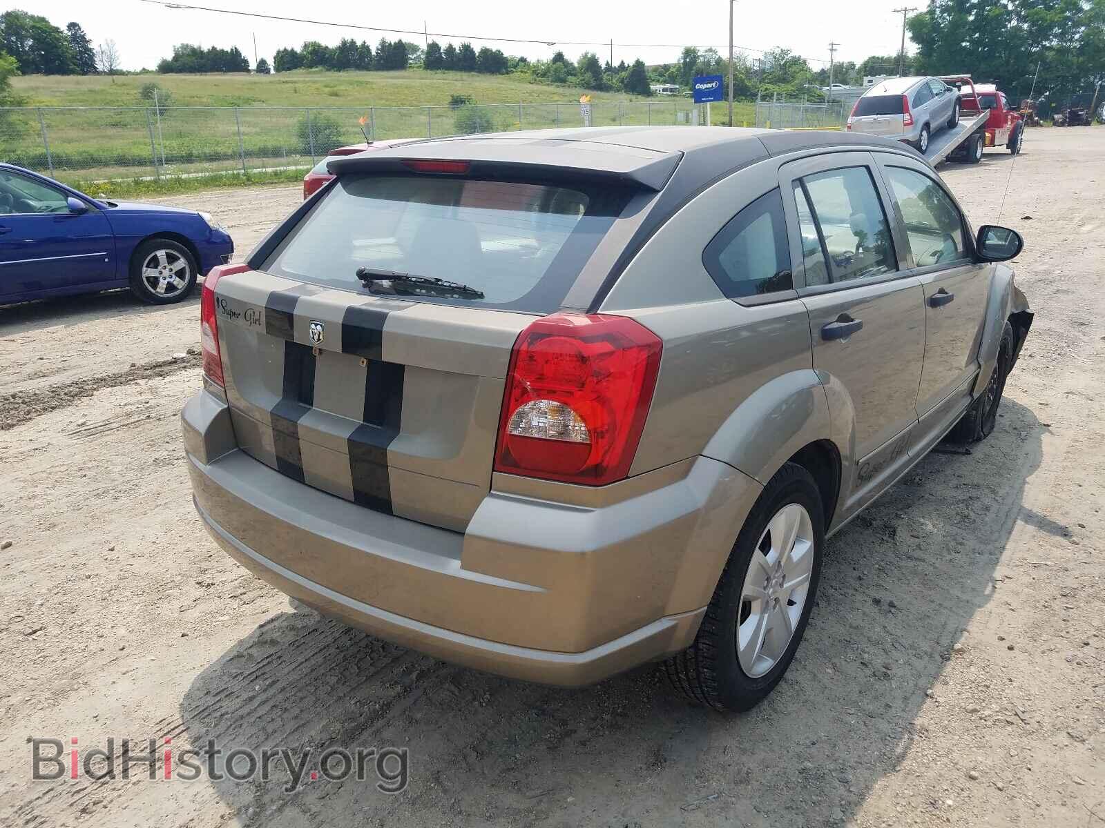 2007 DODGE CALIBER - VIN: 1B3HB48B17D188087 - Фото 4