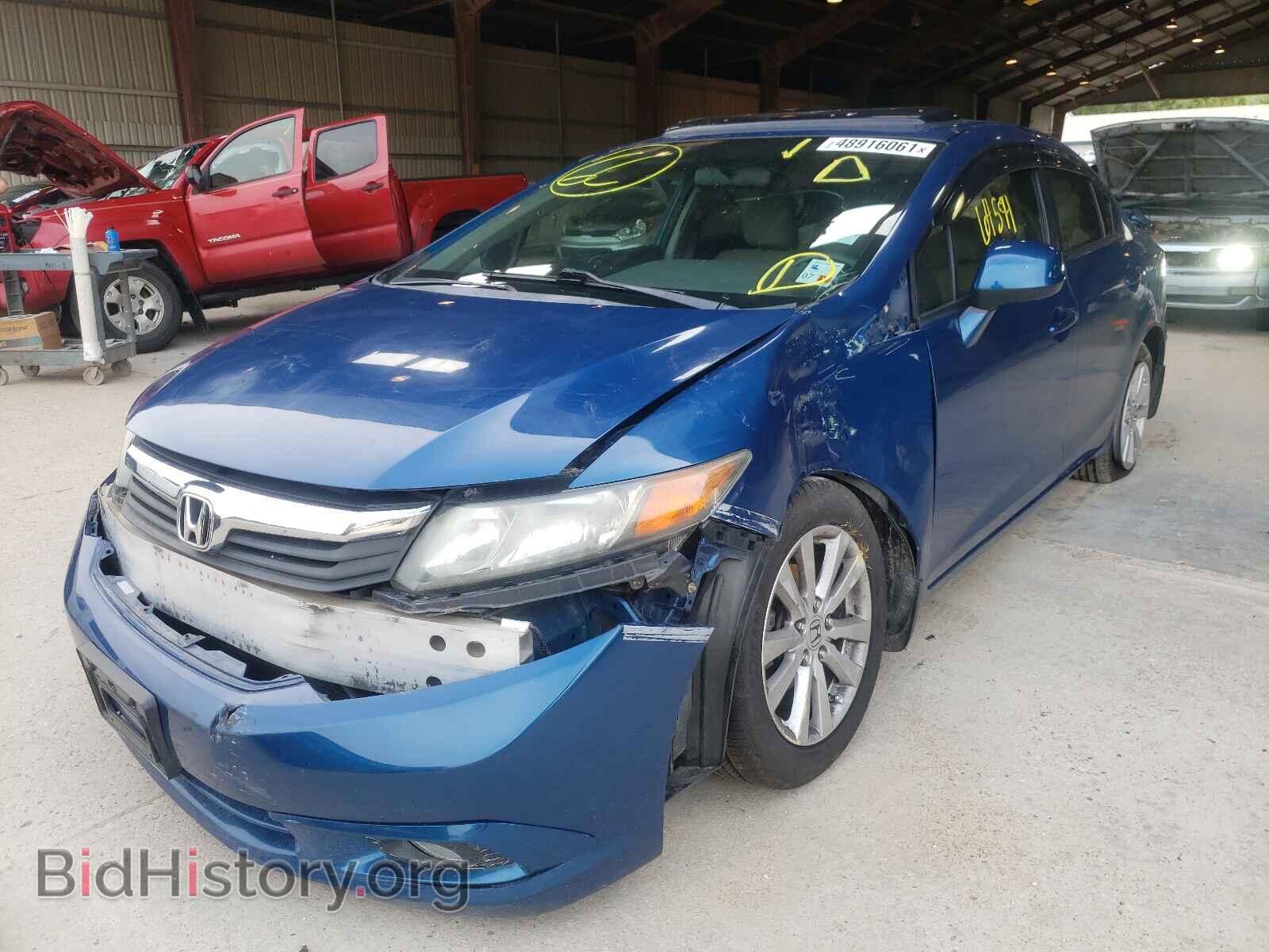 2012 HONDA CIVIC - VIN: 2HGFB2F81CH512526 - Фото 2