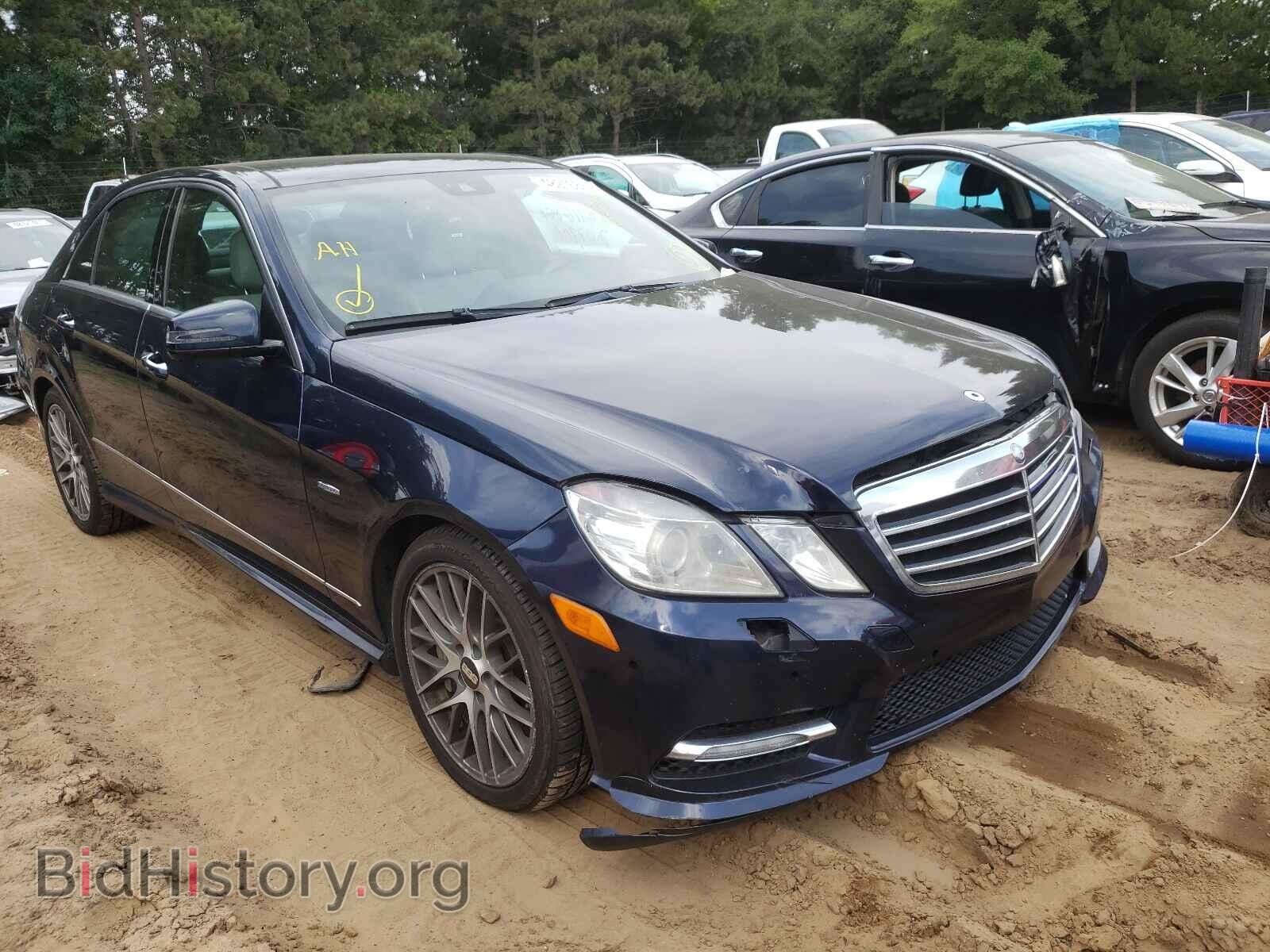 Photo WDDHF9BB4CA601548 - MERCEDES-BENZ E-CLASS 2012