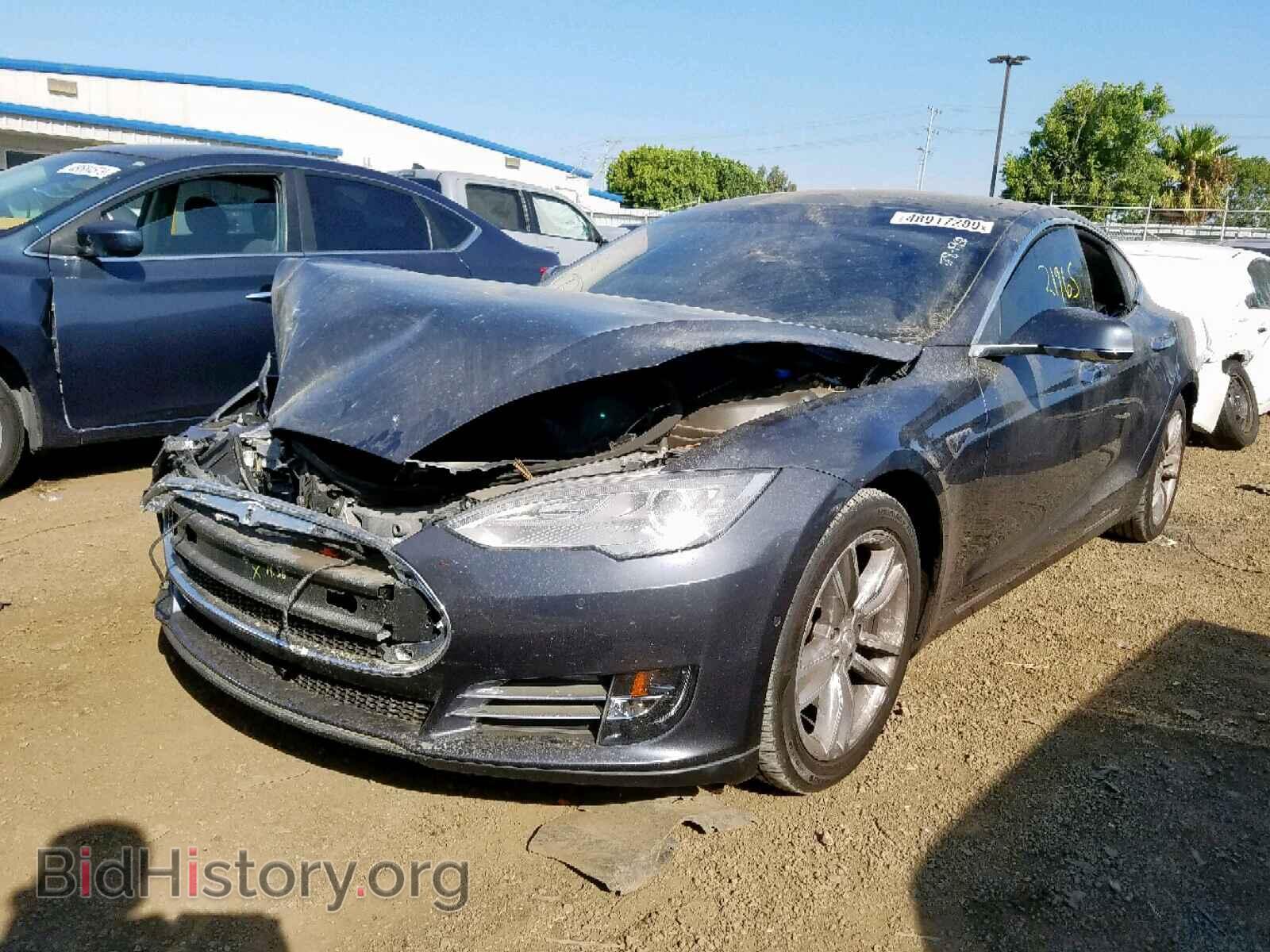 2014 TESLA MODEL S - VIN: 5YJSA1H18EFP54099 - Photo 2