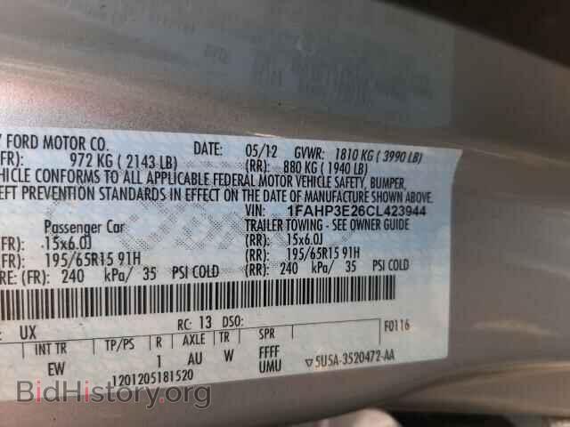 2012 FORD FOCUS - VIN: 1FAHP3E26CL423944 - Photo 10