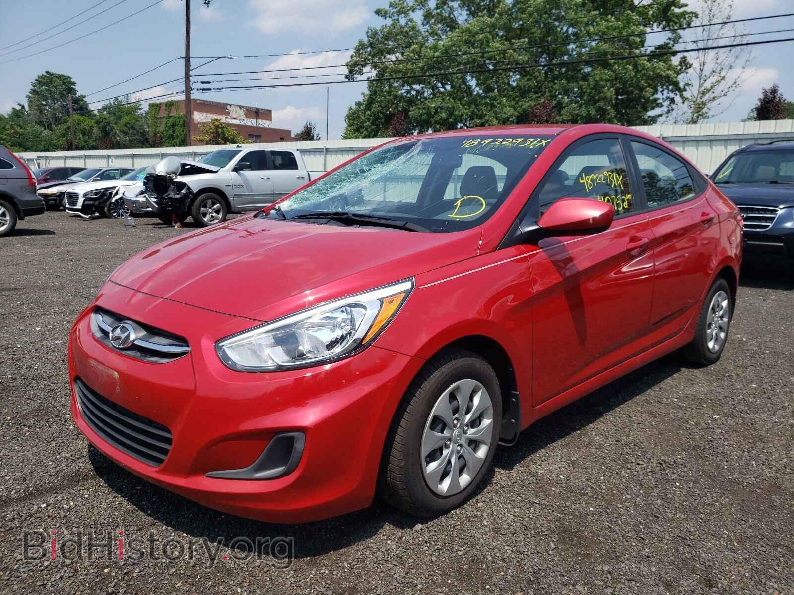 2016 HYUNDAI ACCENT - VIN: KMHCT4AE1GU050376 - Фото 2