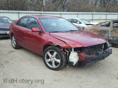 2007 Mazda 6 6 I, красный — VIN 1YVHP80C475M19905, Copart