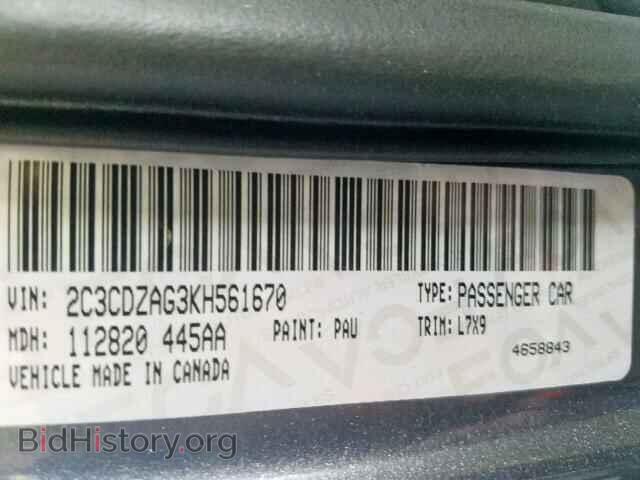 2019 DODGE CHALLENGER - VIN: 2C3CDZAG3KH561670 - Photo 10