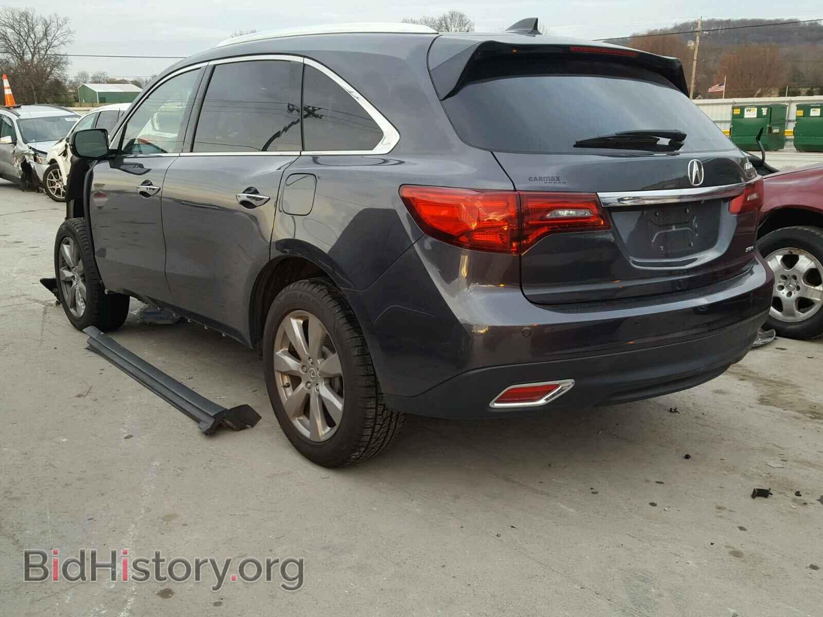 2014 ACURA MDX - VIN: 5FRYD4H89EB044238 - Фото 3