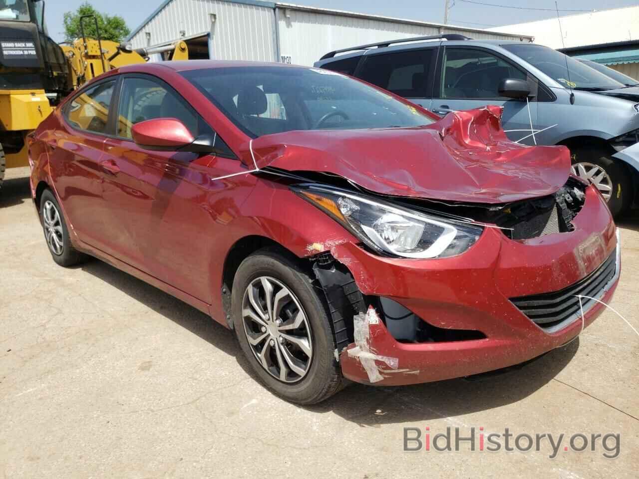 Фотография 5NPDH4AEXGH785622 - HYUNDAI ELANTRA 2016