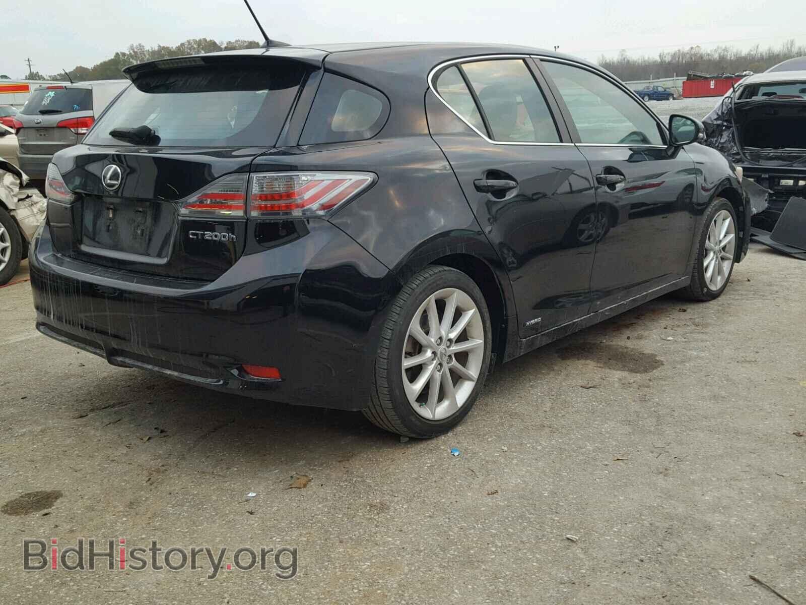 2012 LEXUS CT 200 - VIN: JTHKD5BH6C2058604 - Фото 4