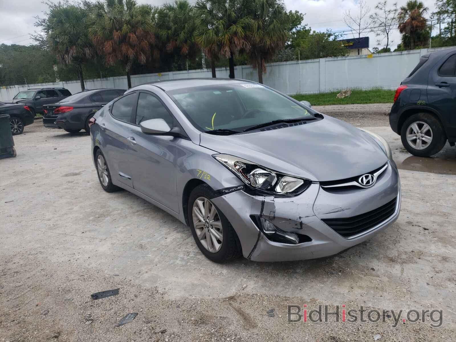 Photo 5NPDH4AE2GH687314 - HYUNDAI ELANTRA 2016