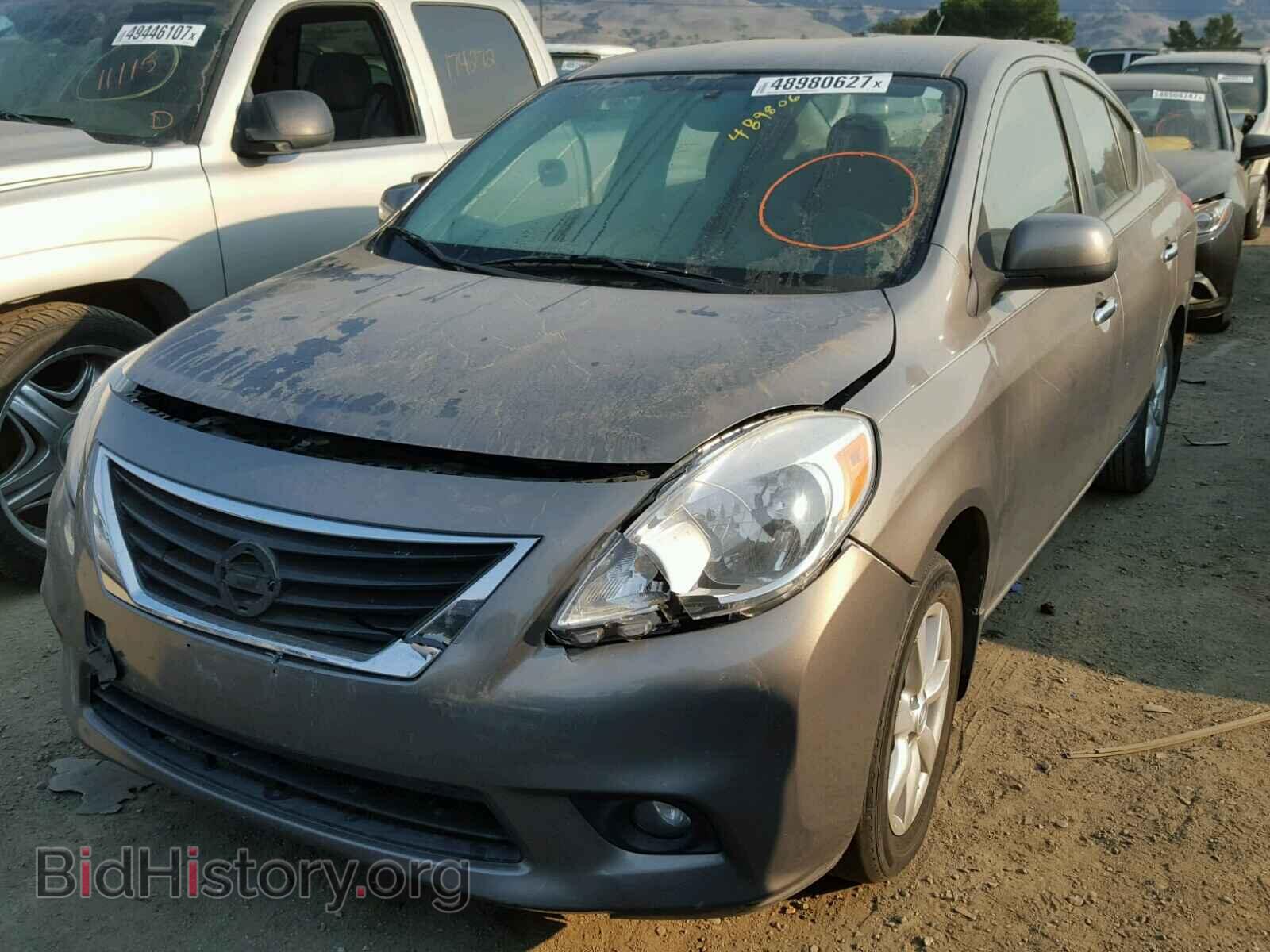 2012 NISSAN VERSA - VIN: 3N1CN7AP8CL860113 - Фото 2