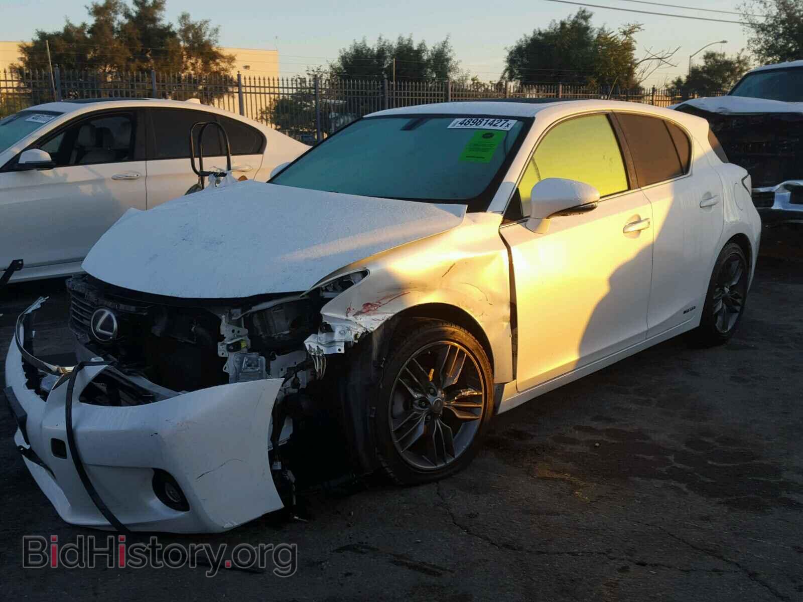 2013 LEXUS CT 200 - VIN: JTHKD5BH7D2149592 - Фото 2
