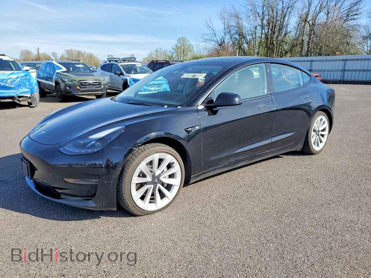 Photo 5YJ3E1EA5NF370942 - TESLA MODEL 3 2022