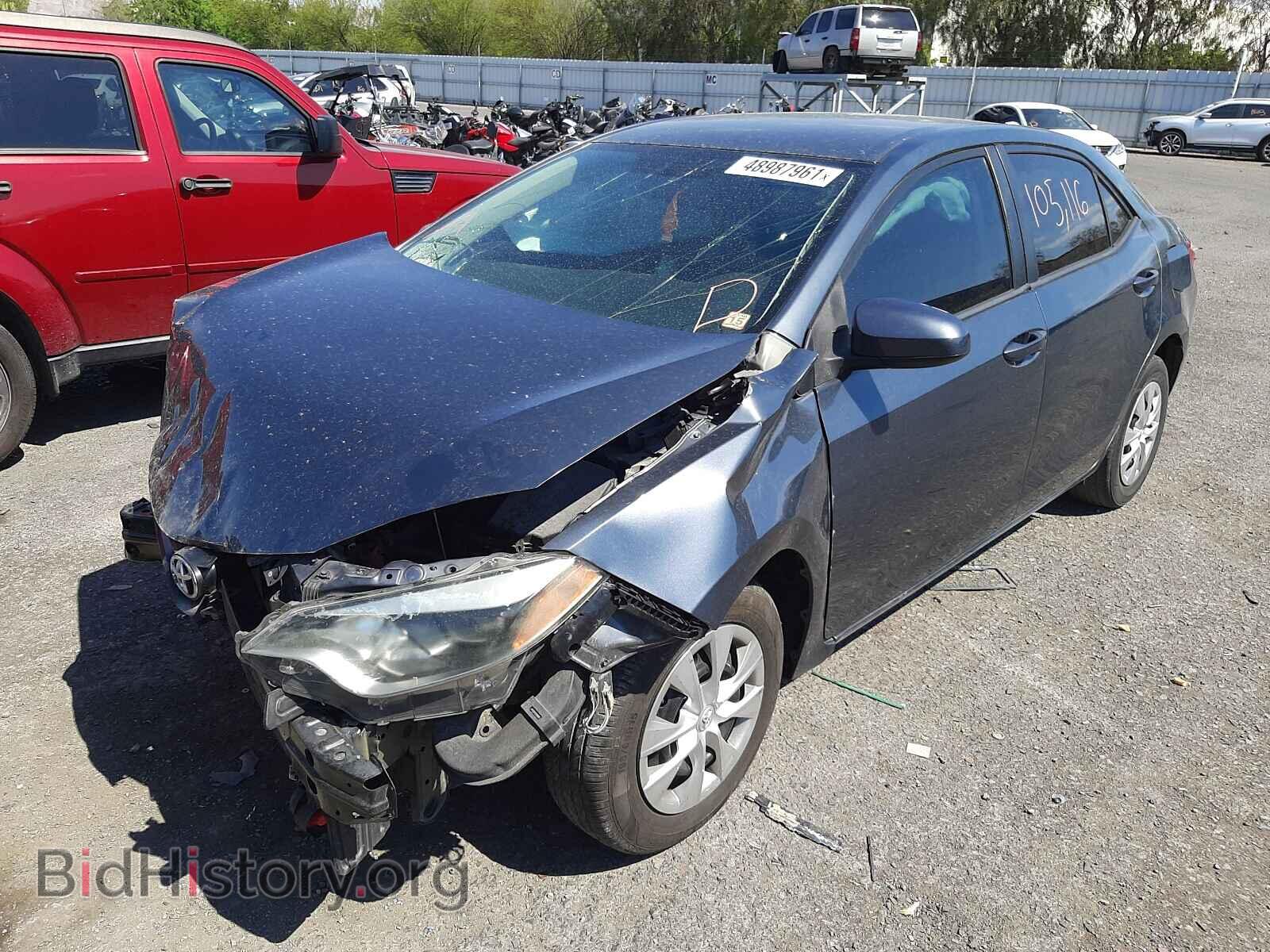 2014 TOYOTA COROLLA - VIN: 5YFBURHE0EP035992 - Фото 2