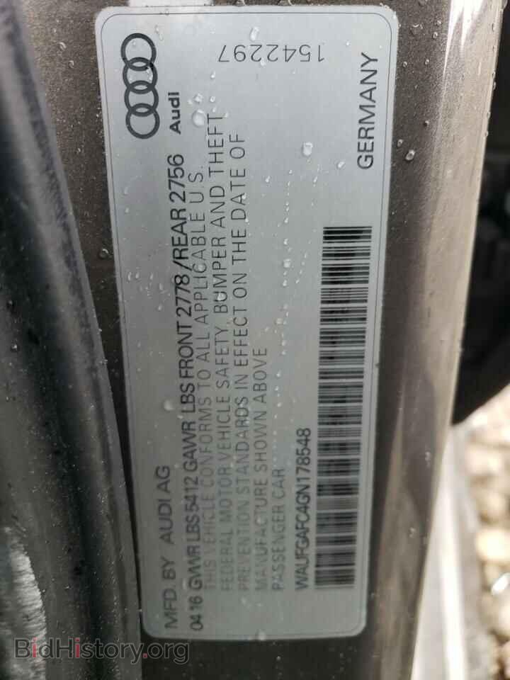 2016 AUDI A6 - VIN: WAUFGAFC4GN178548 - Photo 13