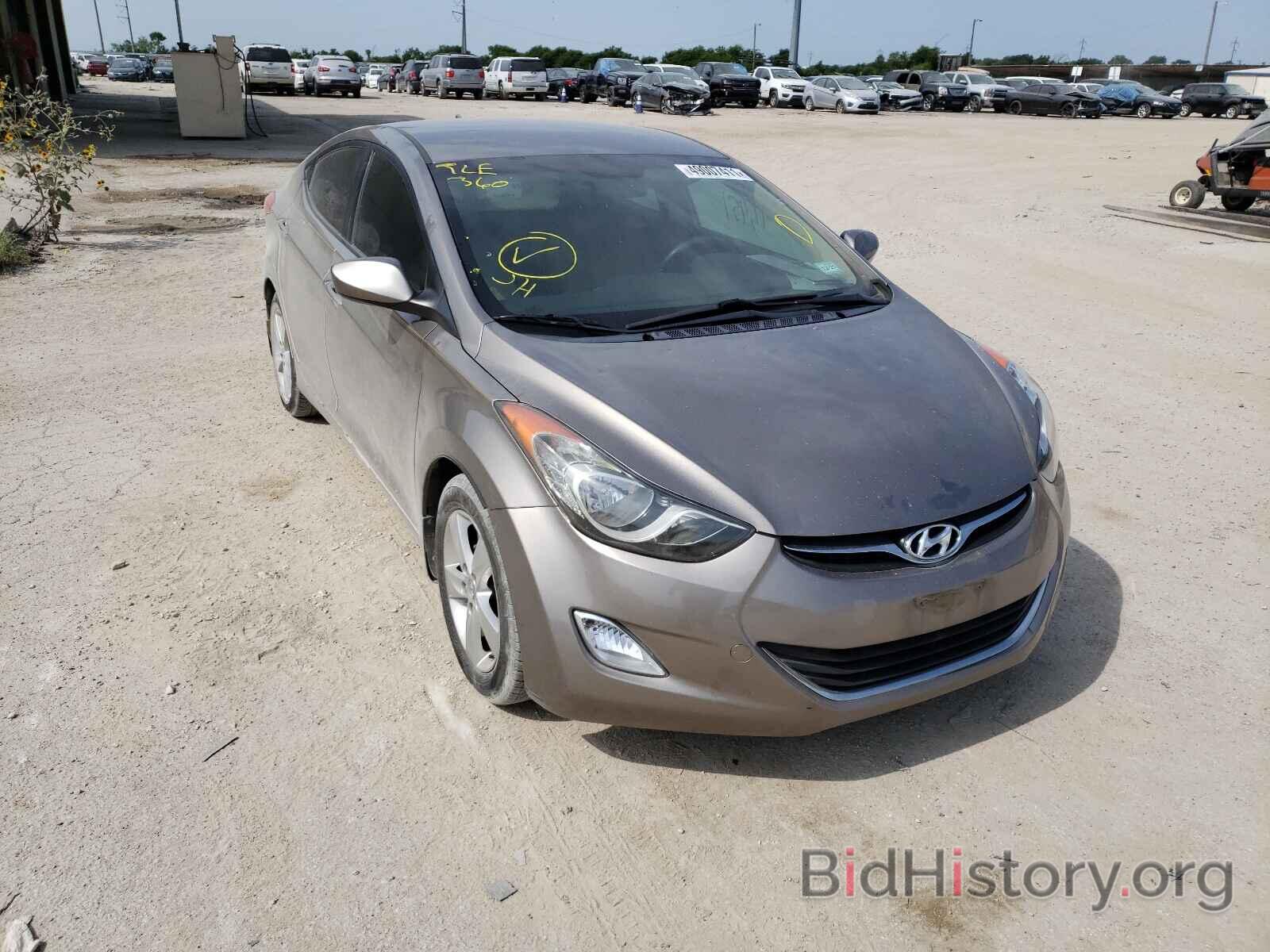 Photo 5NPDH4AE3CH134262 - HYUNDAI ELANTRA 2012