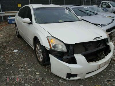 2008 Nissan MAXIMA Maxima SE, белый — VIN 1N4BA41E48C813543, Copart