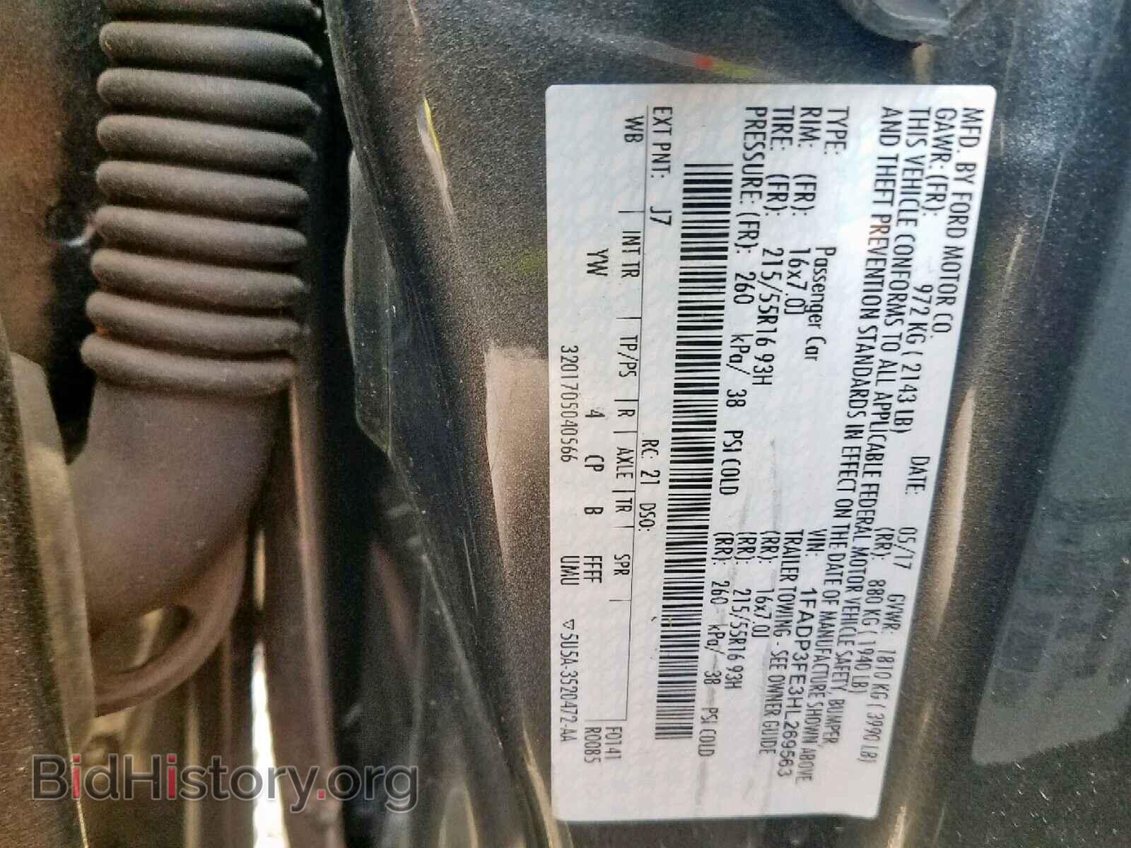 2017 FORD FOCUS SE - VIN: 1FADP3FE3HL269563 - Photo 10