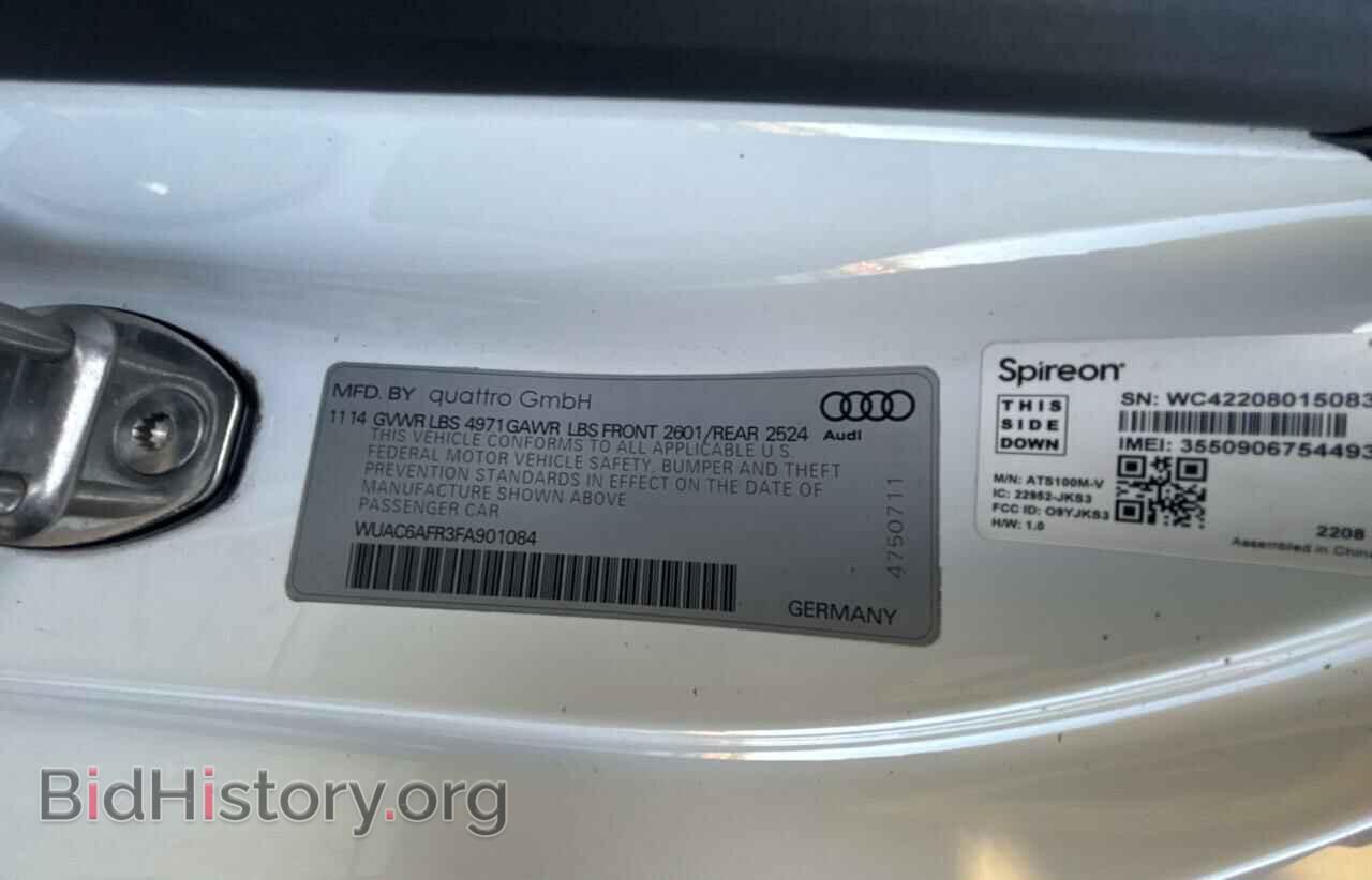 2015 AUDI S5/RS5 - VIN: WUAC6AFR3FA901084 - Фото 10